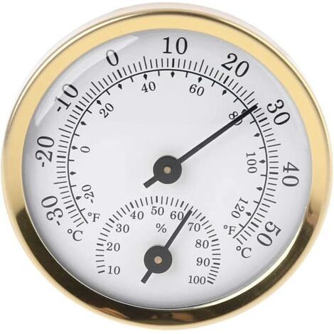 Thermomètre intérieur analogique hygromètre Affichage de la température de l'humidité (1/4)