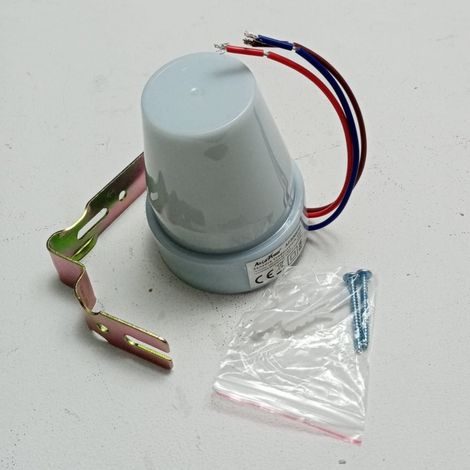 Alca power sensore crepuscolare 10a ip44 con angolo di rilevamento di 360° (1/5)