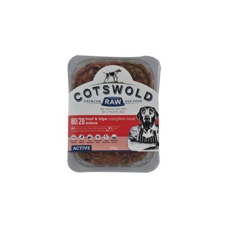 Cotswold Raw Active Mince Beef & Tripe - 500g - 383936