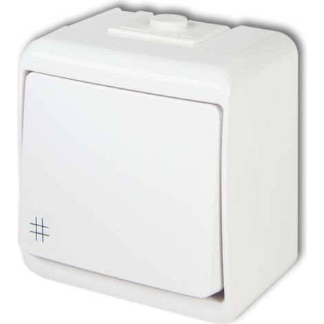 Junior-Kreuzverbinder Weiß IP54 WHE-6