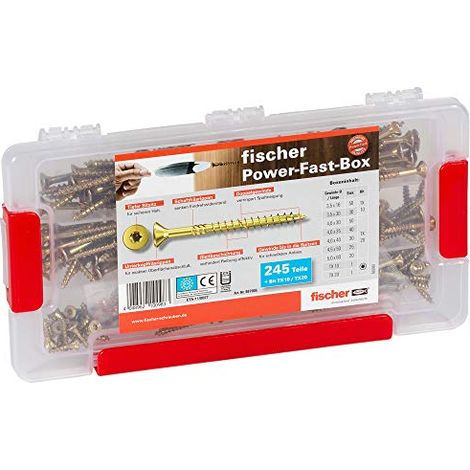FISCHER POWER FAST BOX, JUEGO DE TORNILLOS 667005 (1/3)