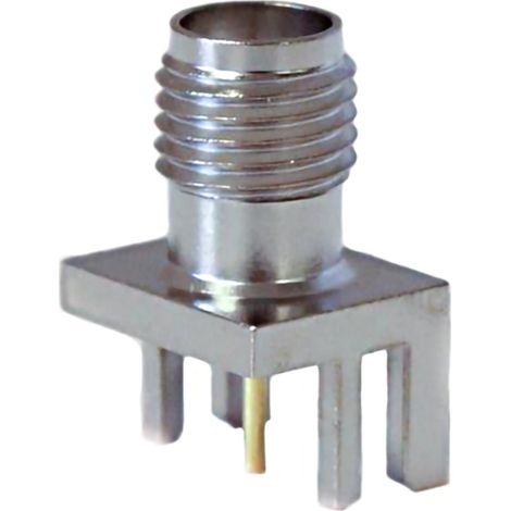 Mueller Electric BU-1420701806 Adapterstecker SMA-Buchse - Leiterplatte Vernickelt