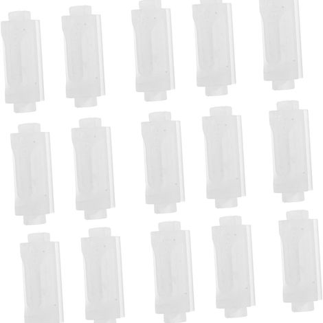 10 Transparente Jalousien-Kordelaufwickler, Raffrollos, Rollos, Universalzubehör, Ketten-Vorhangkordelaufbewahrungsclips, Halterungen (1/5)
