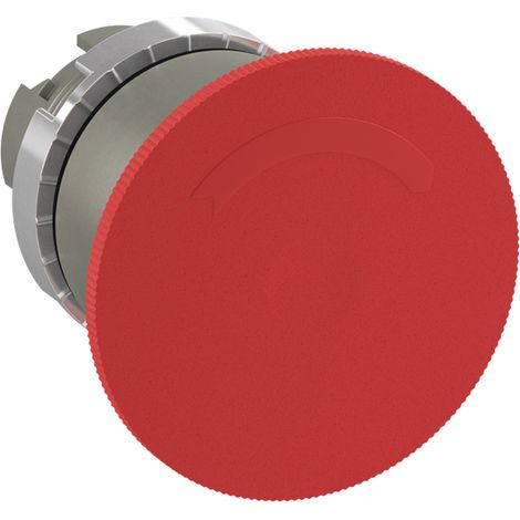 Pulsante Fungo Rosso 40Mm Sblocco Rotazione