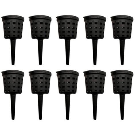 10pcs / Set d'engrais Couvercle Panier Bonsai Plantation pépinière d'engrais Boîte à Out (1/5)