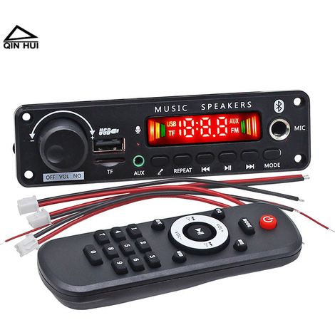 Bluetooth 5.0-Decodierkarte mit Verstärker, Zweikanal 275W, verlustfreie Decodierungskarte für Aufnahmen und Anrufe, unterstützt Mikrofon. (1/4)