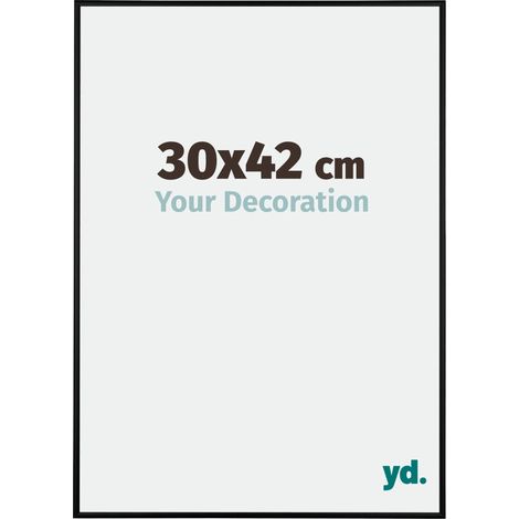 yd. - Cadre photo 30x42 - Noir Mat - Aluminium - Kent (1/5)
