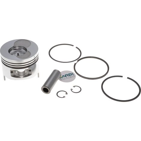 Jardiaffaires – Piston 86mm pour moteur Yanmar L100 – Compatible 186F – Jeu de segments complet – Montage sans modification