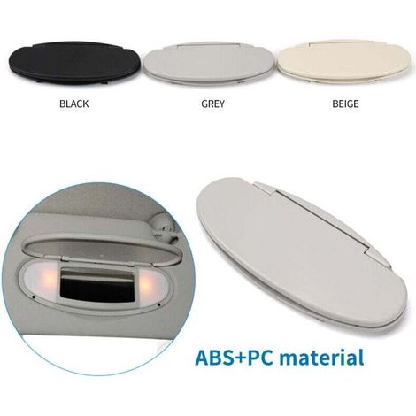 Pare-soleil miroir de vanité couverture pare-soleil miroir remplacement pour BMW Mini R55 R56 R60 2007-2014