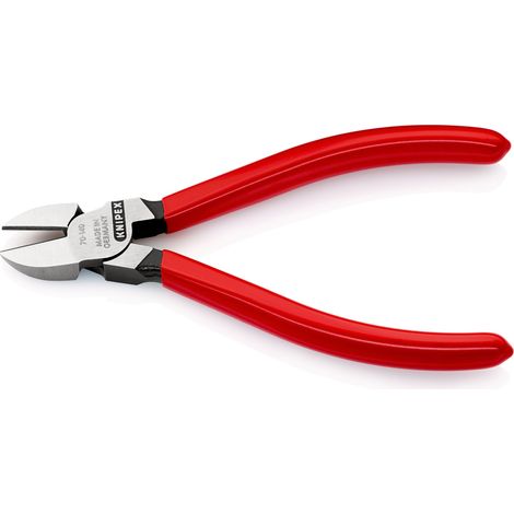 KNIPEX 70 01 140 SB Diagonal Cutter plastic coated black atramentized 140 mm