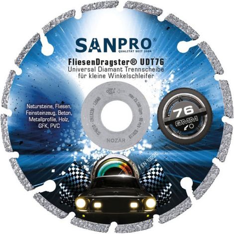 FliesenDragster Universal Diamant Trennscheibe 76 mm