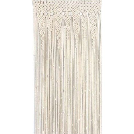 Rideau 90x180 cm bohème macramé-RAPANDA (1/4)