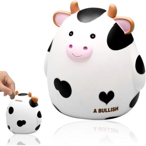 (Vache (couleurs non spécifiées))Tirelire Vache - Vinyle - Enfant - Cadeau Anniversaire Noël (1/4)