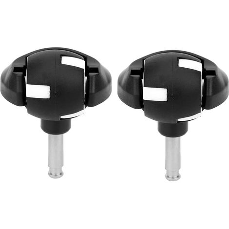 2 piezas de accesorios universales para ruedas guía de barredora N79 N79S Conga990 (1/4)