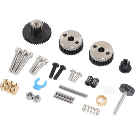 Kit d'accessoires pour extrudeuse HGT : capuchon, vis rondes, ressort, roulement, arbre, roue d'alimentation (1/5)