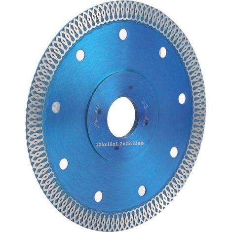 Lame De Scie Diamantée - 125 mm - Pour Céramique Verre Marbre - Bricolage Découpe Meulage (1/5)