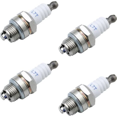 Bougies d\'allumage L7T Universelles de Rechange, l7t Bougie Tronconneuse Bougie D\'allumage Remplacemen pour Tondeuse à Gazon Moteurs à 2 Temps (1/5)