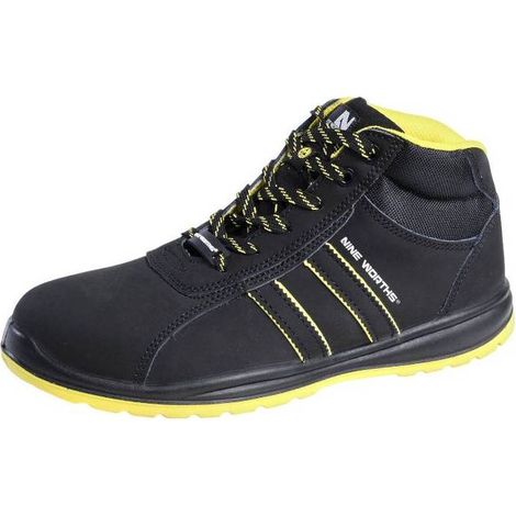Chaussures de Sécurité Montantes Tyson - Taille 40 - Noir - Résistant et Confortable - D-Work