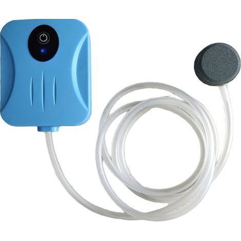 Solarbetriebene Belüftungspumpe, mit USB-Anschluss, für geräuschlose Wasserzirkulation in Teichen.