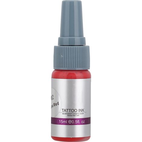 15ML Pigment tatouage microblading longue tenue rouge Chine - Encre permanente pour sourcils, lèvres et eyeliner. (1/5)