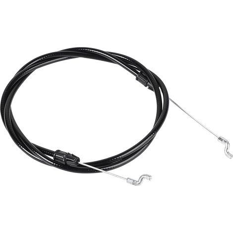 Cable de tracción para cortacésped de 1,47 m, cable del acelerador para cortacésped con abrazadera en Z, compatible con el cortacésped Fuxtec FX-RM. (1/5)