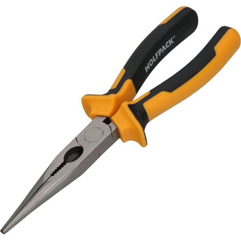 Pince à bec droit 200 mm. Acier DIN 5745 (1/4)