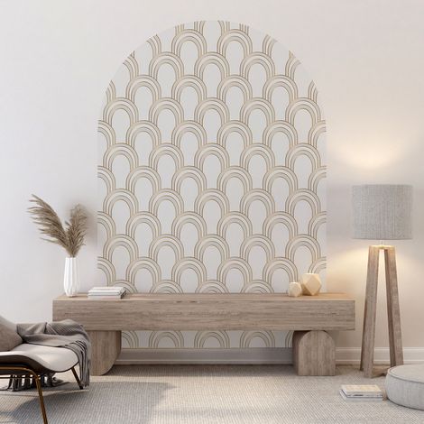 Stickers Arche - Design - 90 x 215 cm - Adhésif + Protection BRILLANTE (1/5)