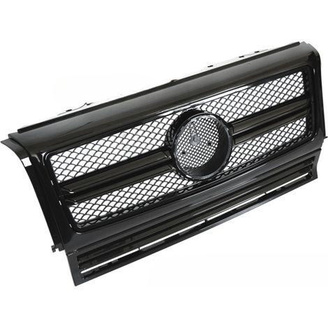 Grille calandre Mercedes Classe G W463 de 1990 a 2012 Noir Brillant-42707621 (1/4)