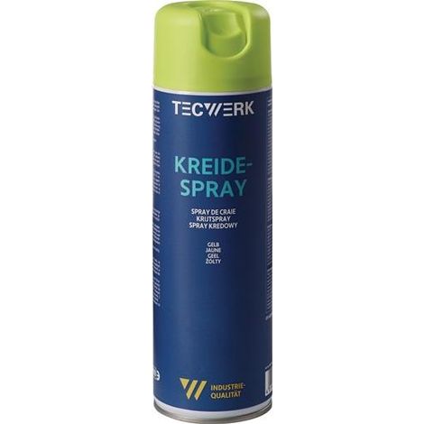 TECWERK Kreidespray gelb 500ml Spraydose TECWERK