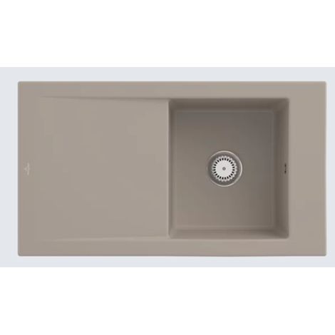 VB Einbauspüle Timeline 50 330701 900x510mm Rechteck Almond CeramicPlus (1/3)