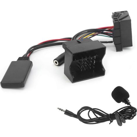 Câble audio AUX, microphone, adaptateur mains libres Bluetooth 5.0 compatible avec A3, A4, A2 et TT 2006 (1/4)