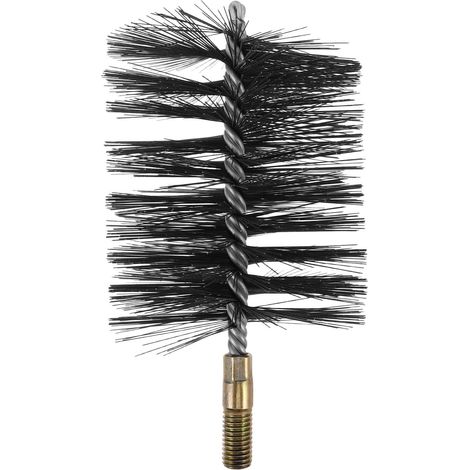 Brosse de Nettoyage de Conduit de Cheminée Brosse pour Tuyau de Cheminée Acier Inoxydable Argenté pour Tuyau de Fumée de Poêle Usage Domestique et Commercial (1/5)