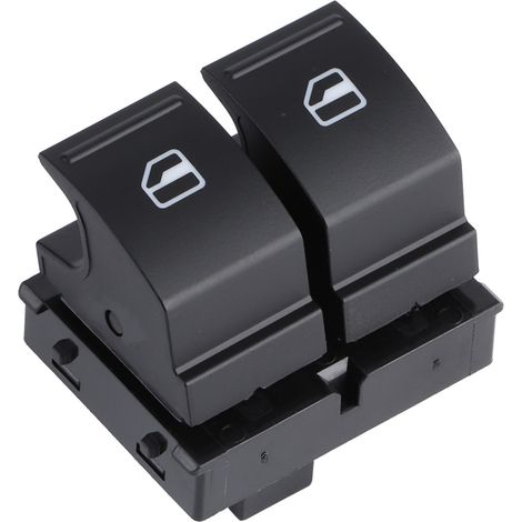 Interrupteur de lève-vitre électrique pour VW Passat B6 Jetta Golf MK5 EOS Caddy, OEM 2K0959857A, ABS noir, neuf, 4.1x3.2x5 cm, 1 pièce, après-marché (1/5)