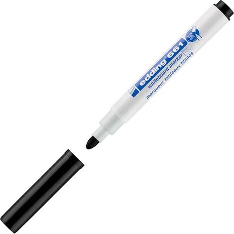 EDDING MARCADOR PIZARRA BLANCA 661 NEGRO