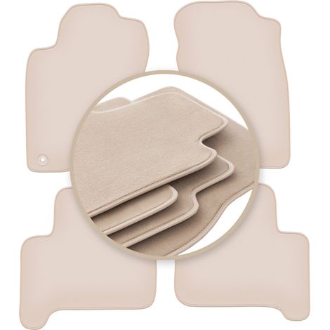 Tapis beiges PREMIUM pour : Toyota Land Cruiser J120 5 portes 2002-2009 (1/5)