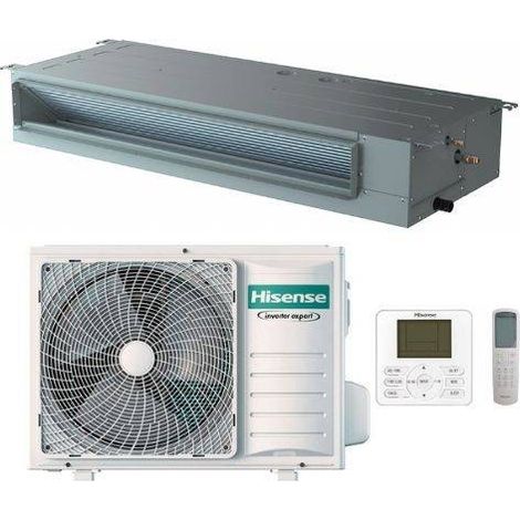 Hisense Climatizzatore Monosplit Canalizzato 9000 btu ADT26UX4RBL8 Inverter Power R-32 Classe A++