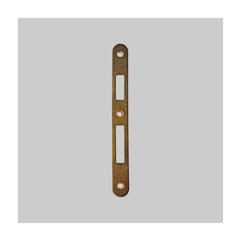 Contropiastra per serratura patent yale bonaiti ottonato lucido