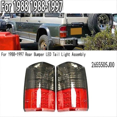 LED-Rücklichteinheit links für die hintere Stoßstange, Bremsleuchte für Patrol 1988-1997, Teilenummer: 2655505J00JXLGV (1/5)