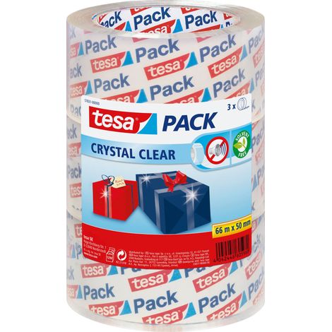 tesa ULTRA STRONG 57831-00000-01 Packband tesapack® Klar (L x B) 66 m x 50 mm 3 St.
