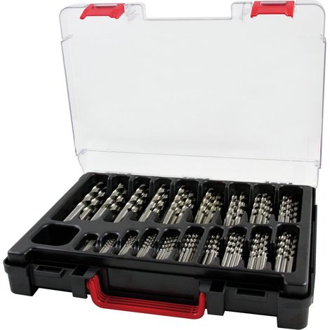 TERRAX by RUKO Brocas espirales set DIN 338 Tipo N, HSS-G - 130 piezas (Cargador plástico) - A214200RO (1/3)