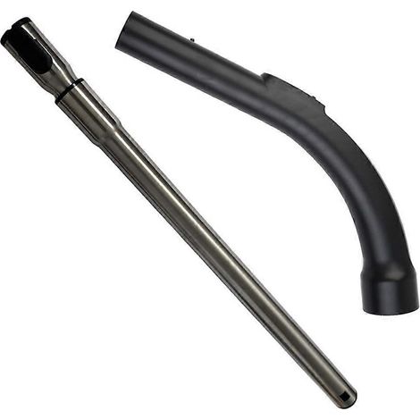 Ensemble de poignée et rallonge de tuyau verrouillable réglable pour aspirateurs Miele C1, C2 et C3, avec système de verrouillage sécurisé (1/5)