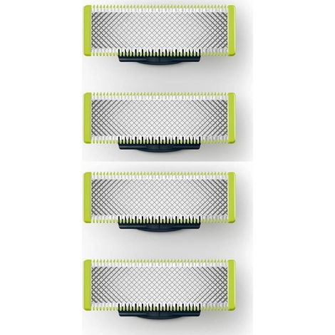 Ersatzklingen kompatibel mit OneBlade-Rasierern Hohe Präzision Edelstahl Langlebig – 4er-Pack (1/2)