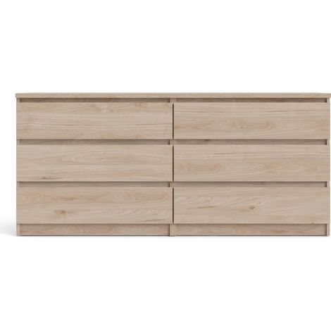 Nada Kommode 6 Schubladen Hickory-Dekor. (1/5)