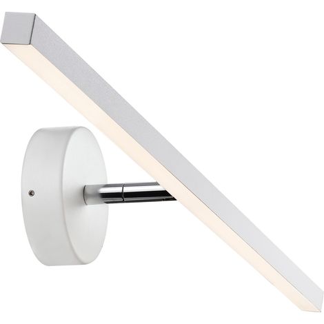 Applique murale Ip S13 60  Métal Blanc ,  H. 9 - IP44 - LEDModule /  Nordlux Intérieur