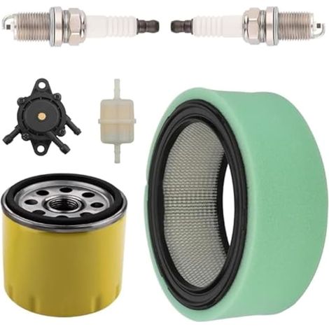 Compatible avec le filtre à air GY20576 et le filtre à huile AM101207 M145667 pour tondeuse à gazon Deere G100 G110 L130 M655 M665 LT1050 Kohler 24 083 03-S 24 083 05-S (1/4)