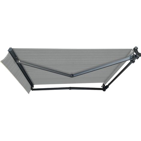Store Banne Monobloc MOTORISÉ 2 X 1,5 m Anthracite - DICKSON® NAPLES (1/4)