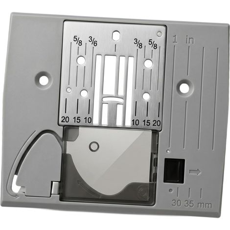 Stichplatte für Nähmaschinen 6700C und 6800C, robuste Konstruktion, vielseitig einsetzbar, zu montieren, 9,8 x 8,1 cm (1/5)
