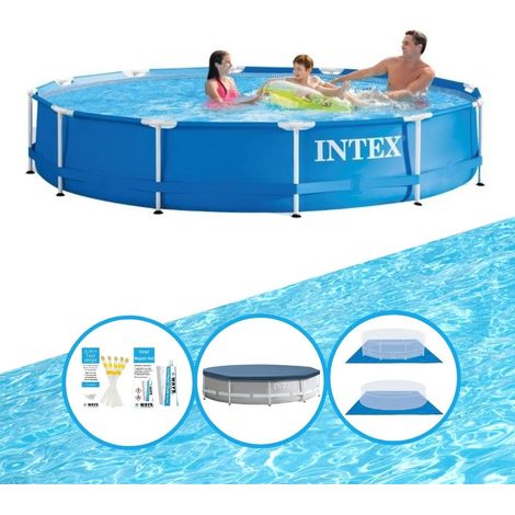 Intex Piscine Tubulaire Ronde - 366x76 cm - 5-pièces  S22456 (1/5)