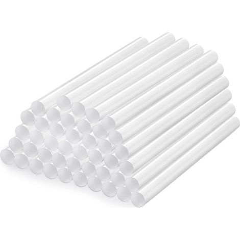 100Pcs Baton de Colle pour Pistolet 7mm x 100mm, Colle Pistolet à Colle, Baton Colle Pistolet Transparents, Colle Chaude pour Réparations DIY pour Coller Bois, Plastique, Papier (1/5)