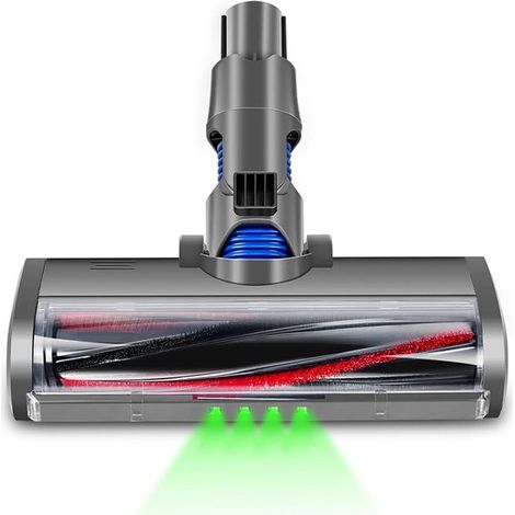 für Dyson Motorbürsten, kompatibel mit V6, DC58, DC59, DC61 und DC62, Mischbürstenwalze für Hartböden mit grüner Leuchte (1/5)